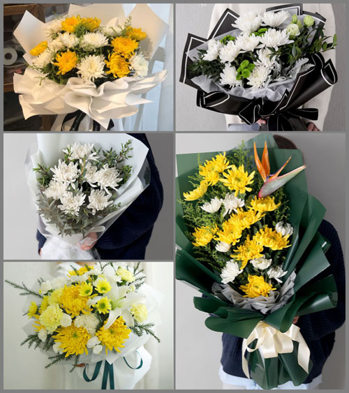 湖北孝感市应城市城北街道白马村白事花束代送